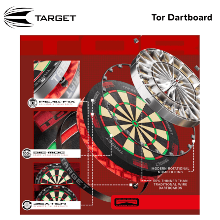 กระดานปาเป้า TARGET TOR DARTBOARD 18
